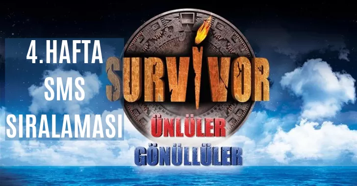 Gönüllüler takımı 4.hafta sms sıralaması