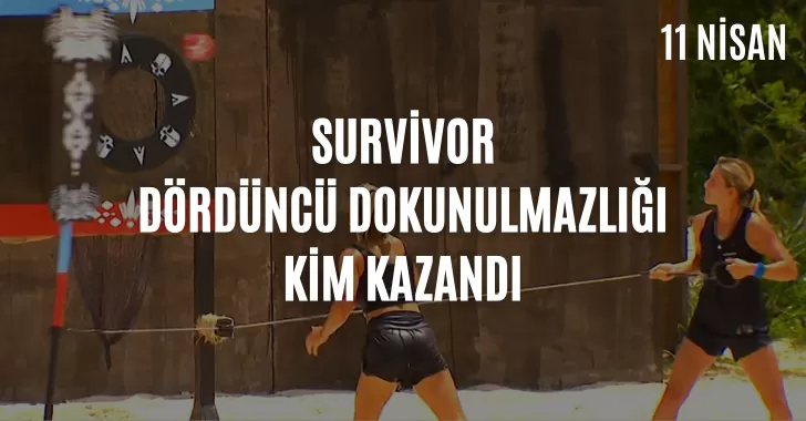 Survivor dokunulmazlık oyununu kim kazandı ? 11 Nisan dokunulmazlık kim kazandı? Eleme potasına kim yazıldı? Hangi yarışmacı yokluk adasına gitti? 11 Nisan Survivor potaya kim girdi?